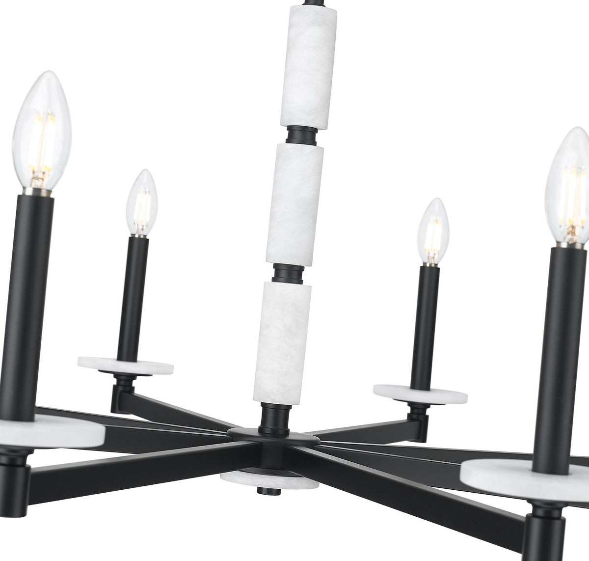 Lustre Kaden Noir mat, 36 1/2" – vue 4
