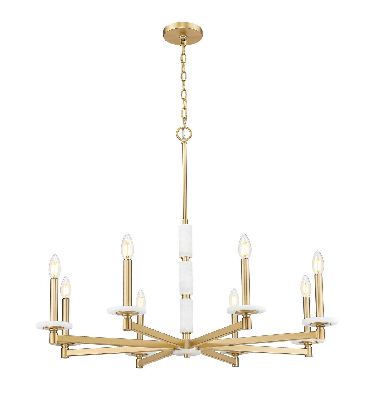 Lustre Kaden Or moderne, 36 1/2" – Z-Lite