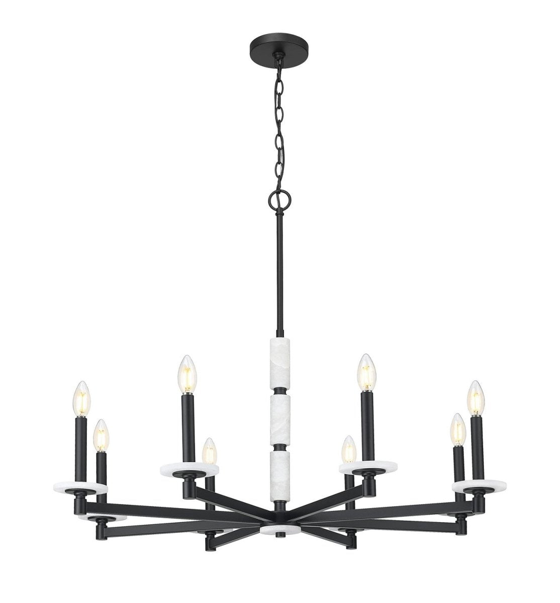 Lustre Kaden - Noir mat 36 1/2" by Z-Lite | Luminaires & cie