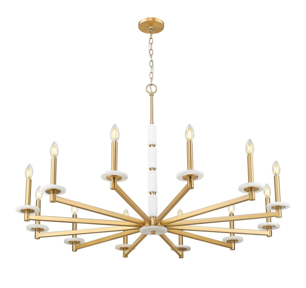 Lustre Kaden - Or moderne 36 1/2" by Z-Lite | Luminaires & cie