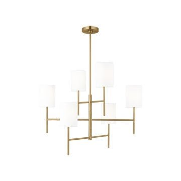 Lustre Key - Laiton bruni 6 by Visual Comfort Studio | Luminaires & cie