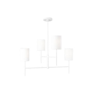 Lustre Key - Blanc mat 4 by Visual Comfort Studio | Luminaires & cie