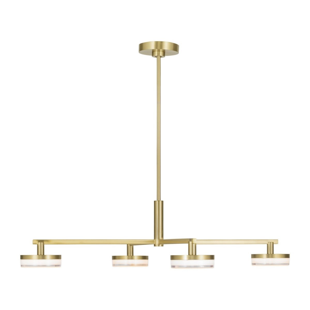Lustre Khan - Laiton bruni 44 7/8" by Visual Comfort Studio | Luminaires & cie