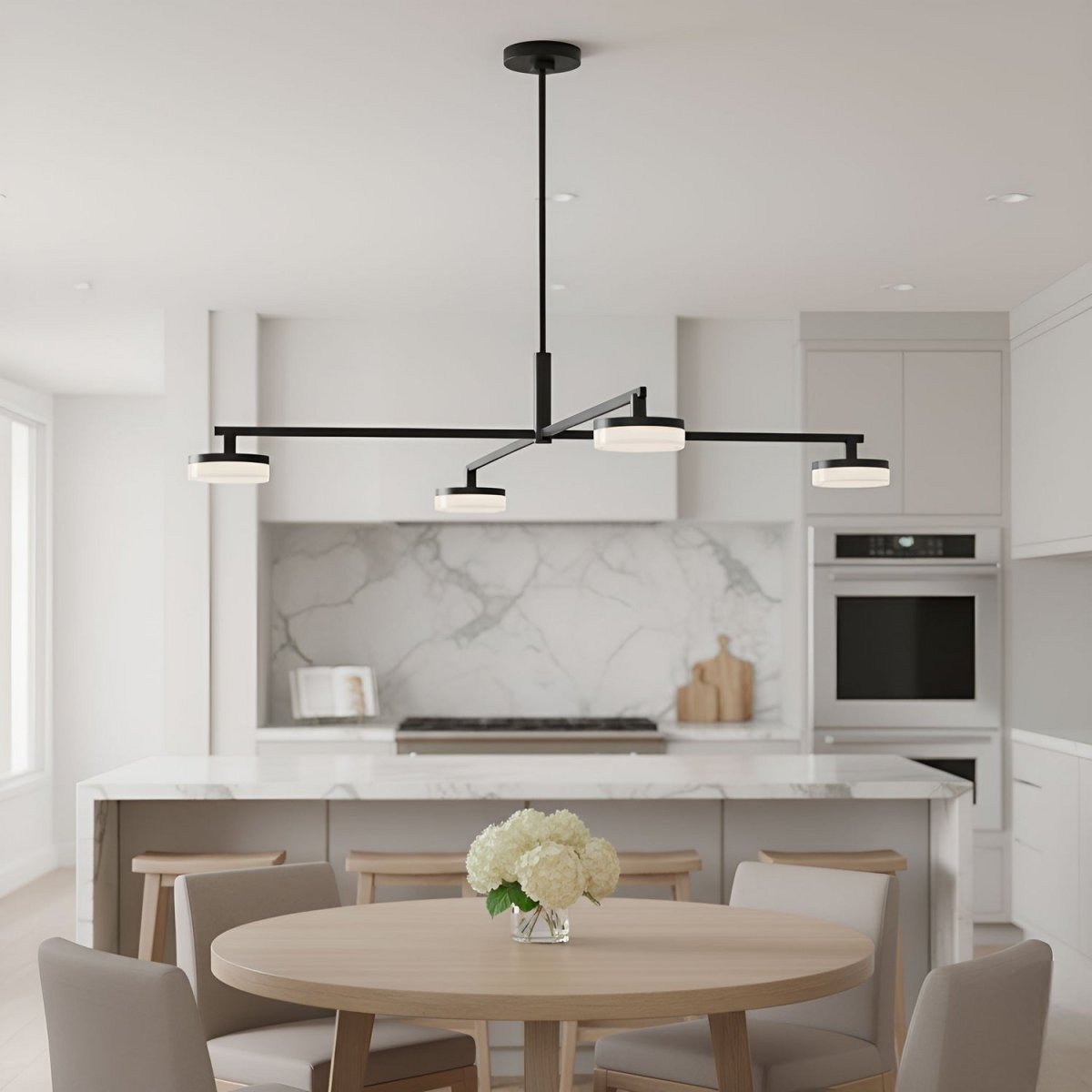 Lustre Khan - Laiton bruni 34" by Visual Comfort Studio | Luminaires & cie