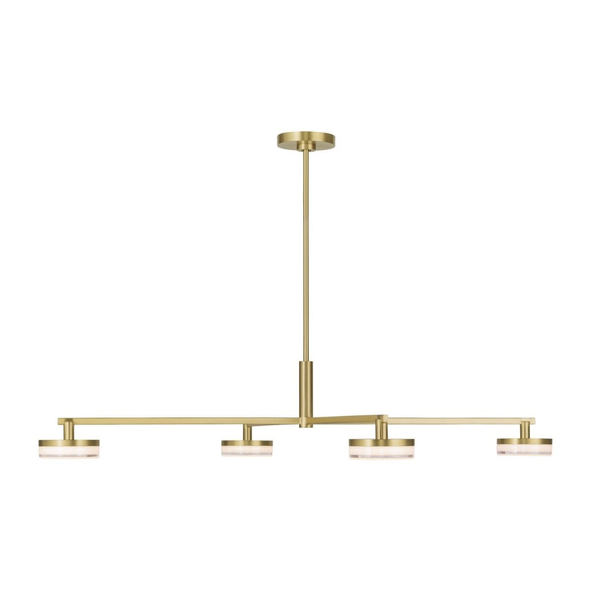 Lustre Khan - Laiton bruni 34" by Visual Comfort Studio | Luminaires & cie