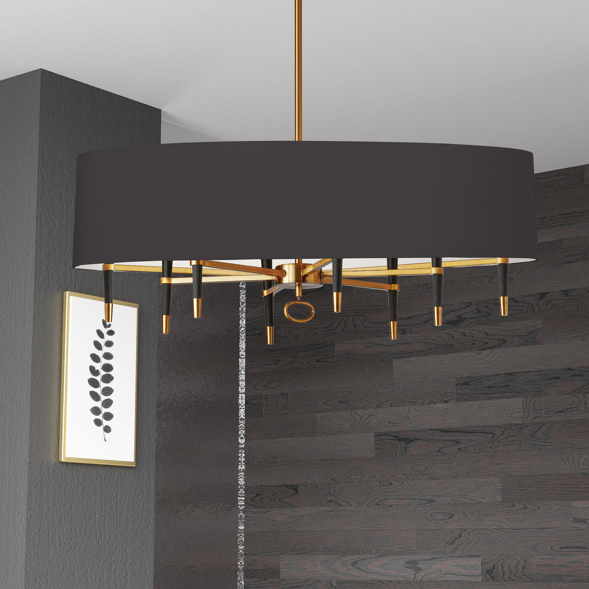 Lustre linéaire abat-jour Langford – vue 2