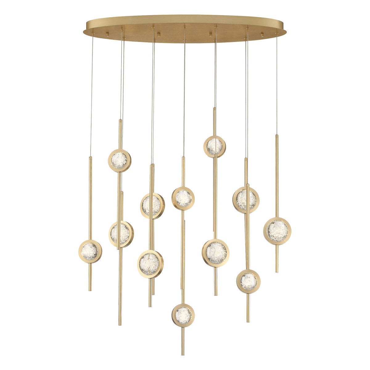 Lustre linéaire Barletta Or, 37 1/2" – vue 2
