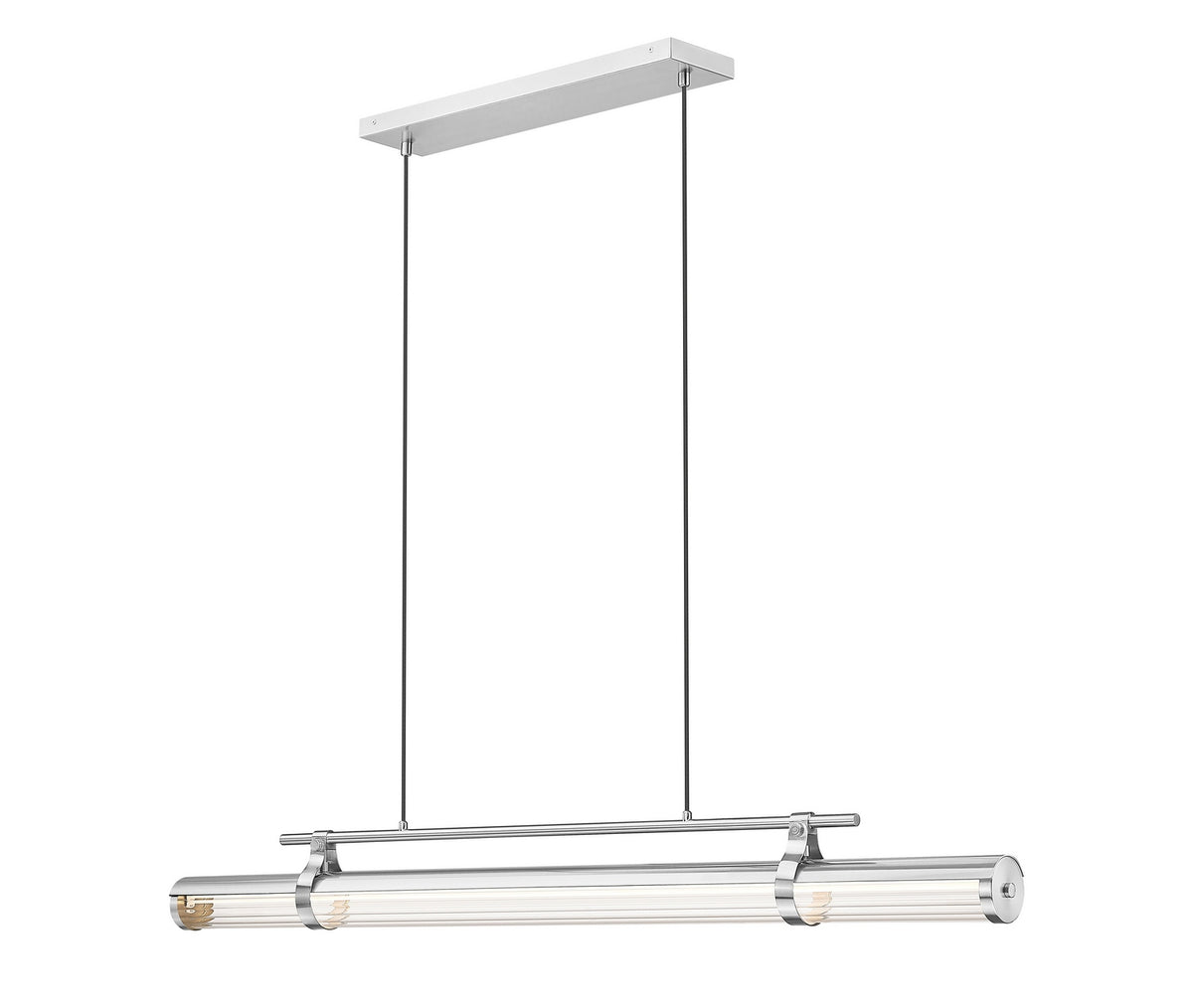 Lustre linéaire Benoit Nickel brossé, 56" – Z-Lite
