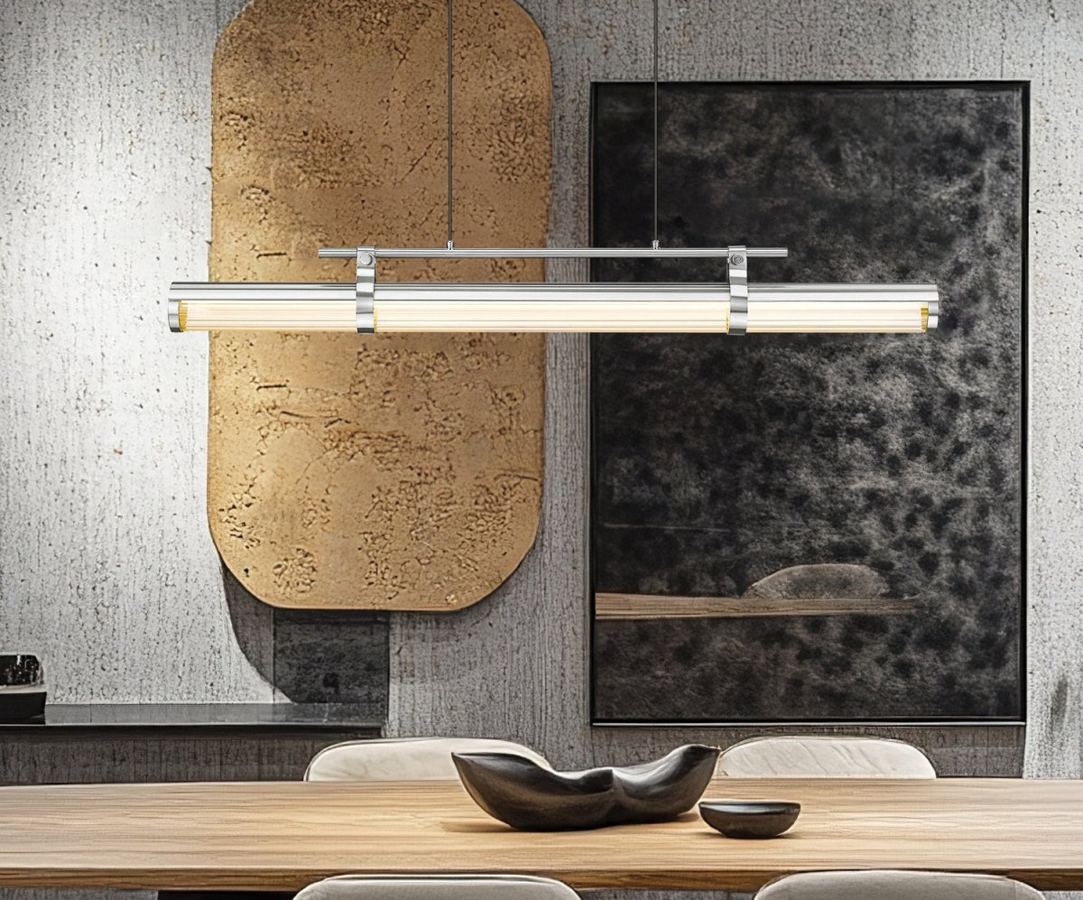Lustre linéaire Benoit - Or moderne 56" by Z-Lite | Luminaires & cie