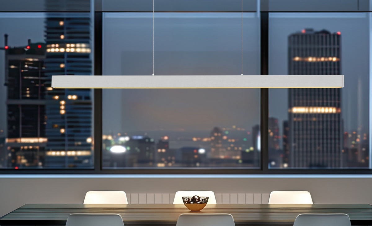 Lustre linéaire Hudson Nickel brossé – vue 8