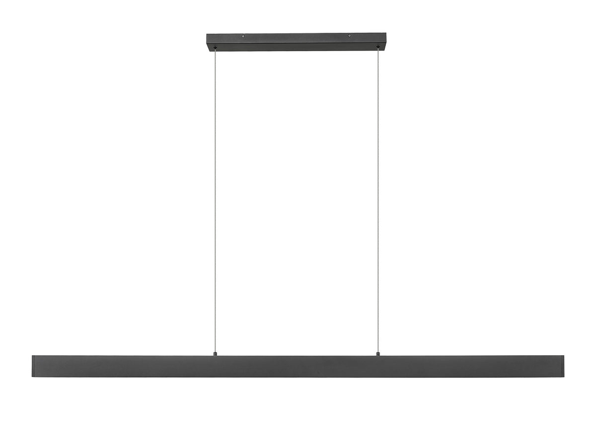 Lustre linéaire Hudson Noir mat – vue 2