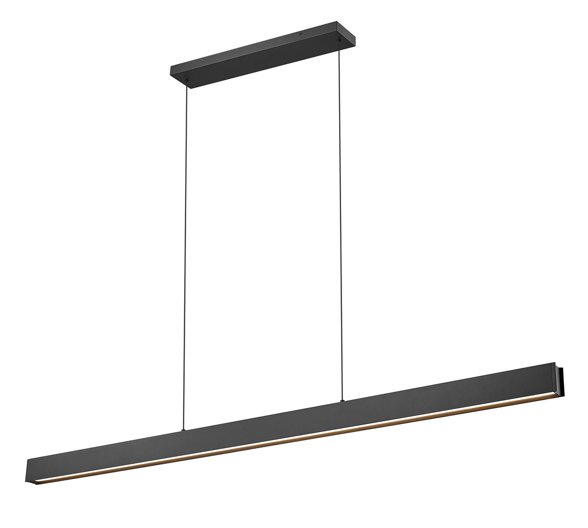 Lustre linéaire Hudson Noir mat – Z-Lite