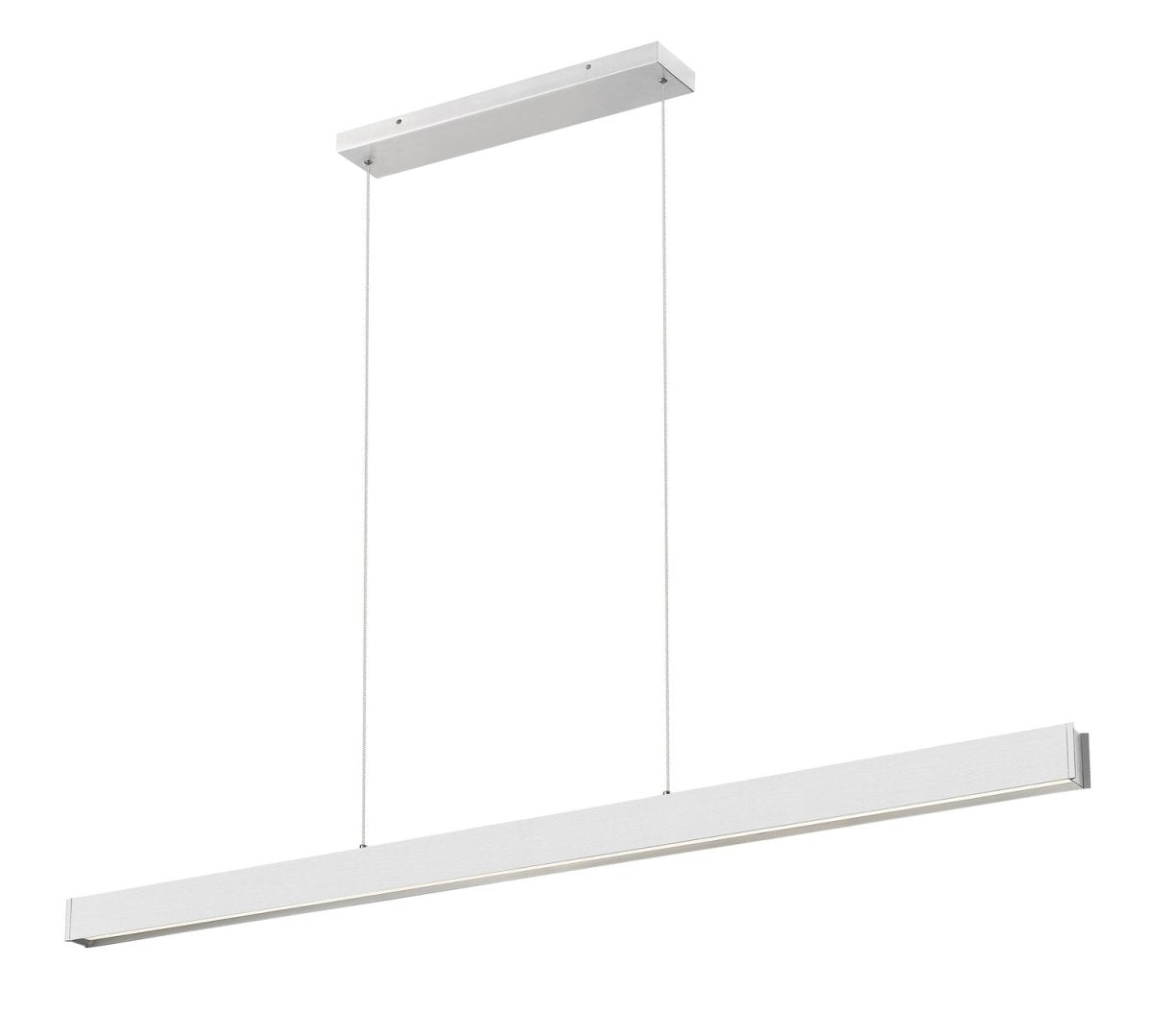 Lustre linéaire Hudson - Nickel brossé by Z-Lite | Luminaires & cie