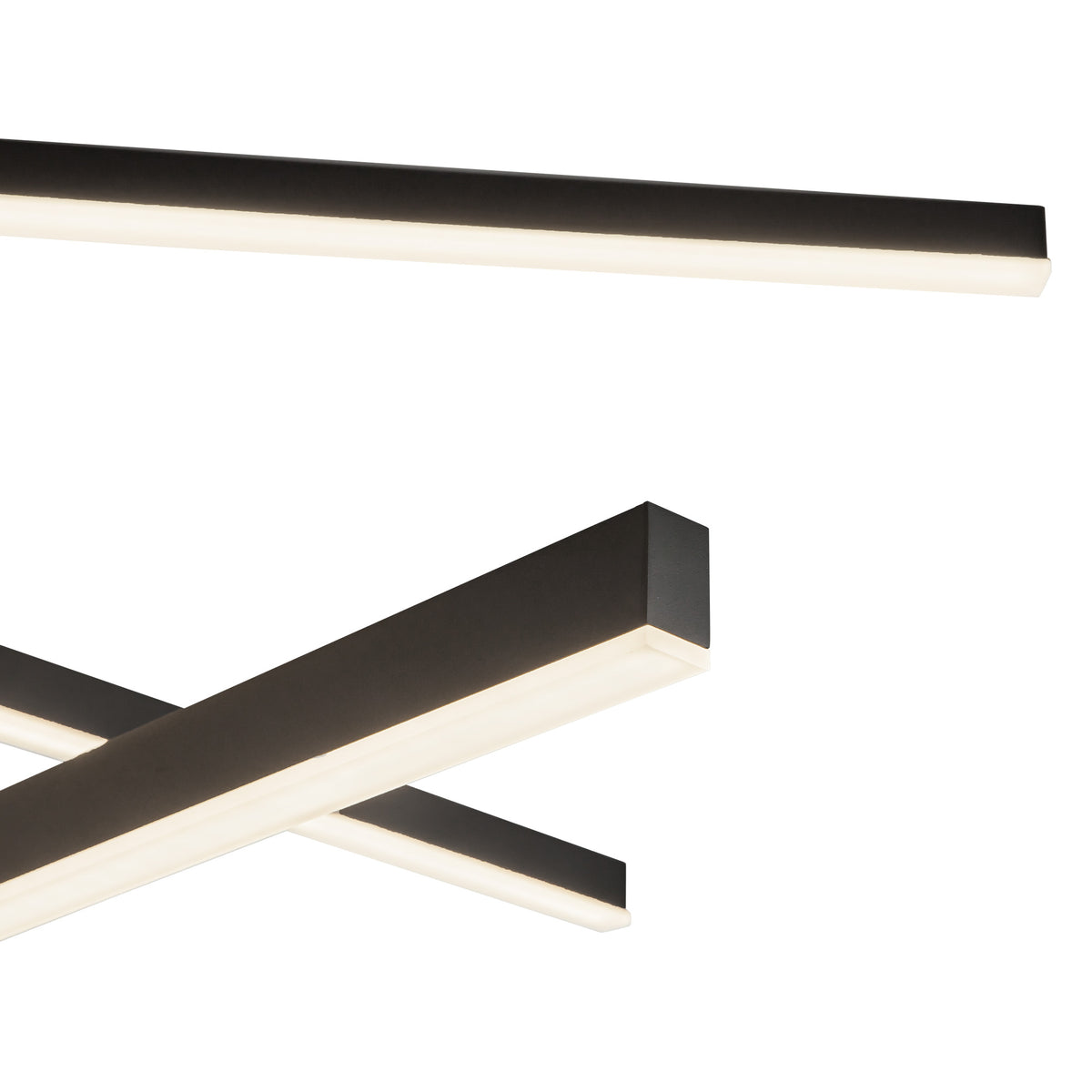 Lustre linéaire Vega Noir, 45" – vue 5