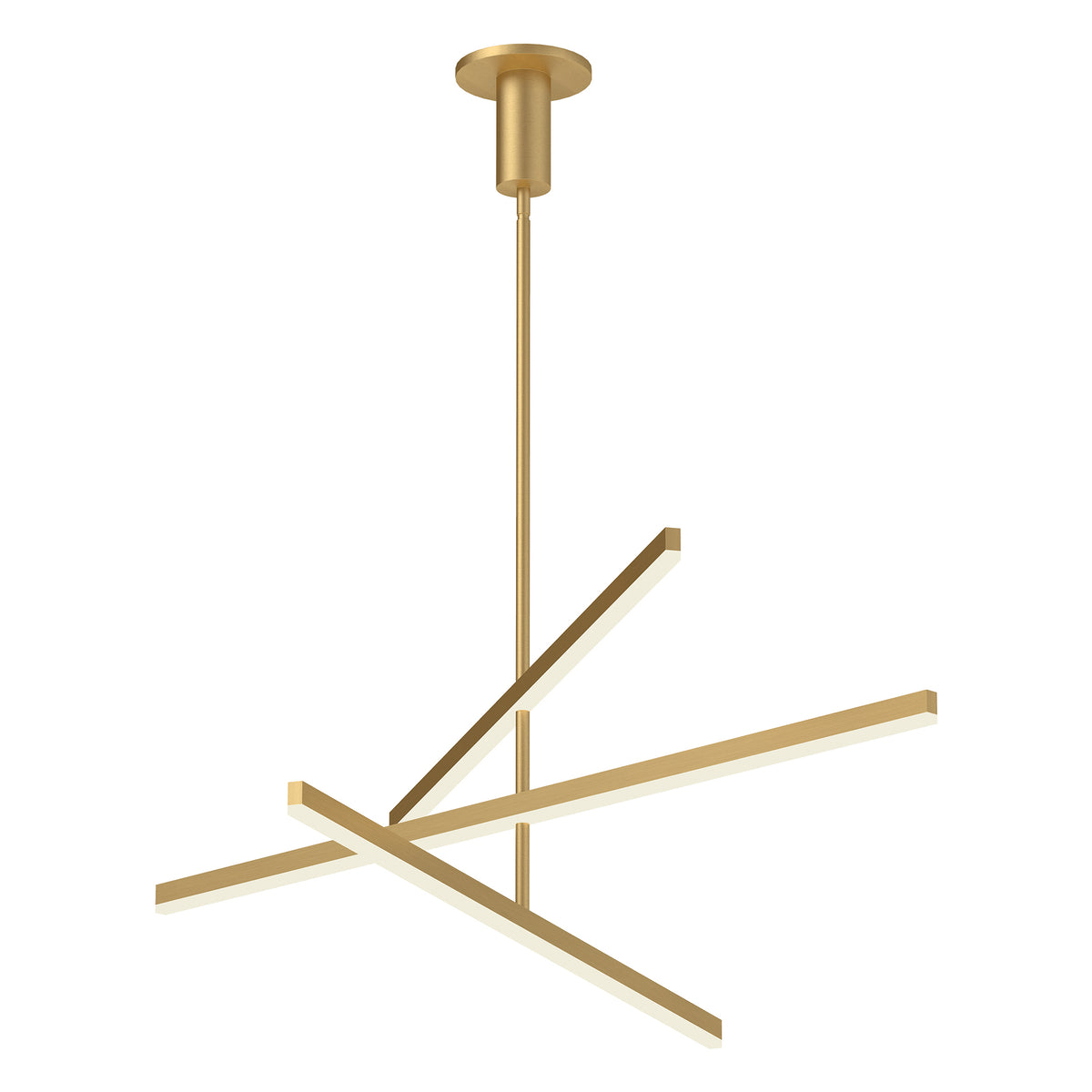 Lustre linéaire Vega Or brossé, 56" – Kuzco Lighting