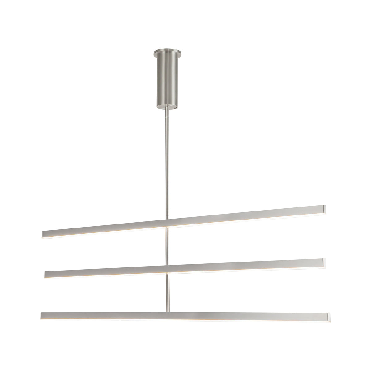 Lustre linéaire Vega Nickel brossé, 56" – vue 4