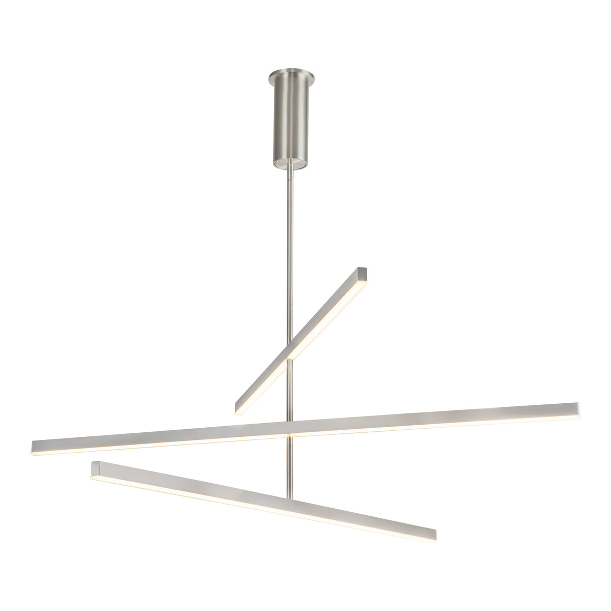 Lustre linéaire Vega Nickel brossé, 56" – Kuzco Lighting
