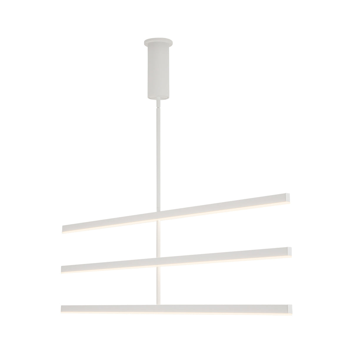 Lustre linéaire Vega Blanc, 56" – vue 4