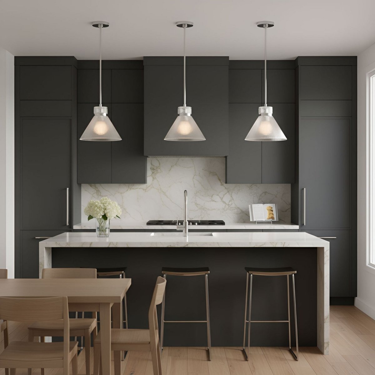 Lustre Liouet - Laiton satiné by Visual Comfort Studio | Luminaires & cie