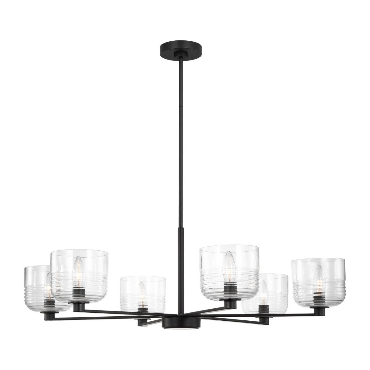 Lustre Lochdale - Noir minuit 33 7/8" by Visual Comfort Studio | Luminaires & cie