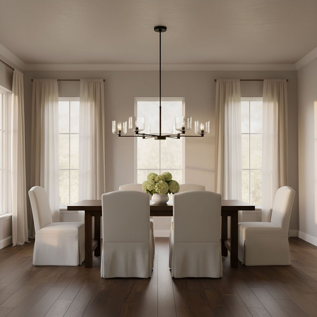 Lustre Lochdale - Laiton satiné 17 7/8" by Visual Comfort Studio | Luminaires & cie
