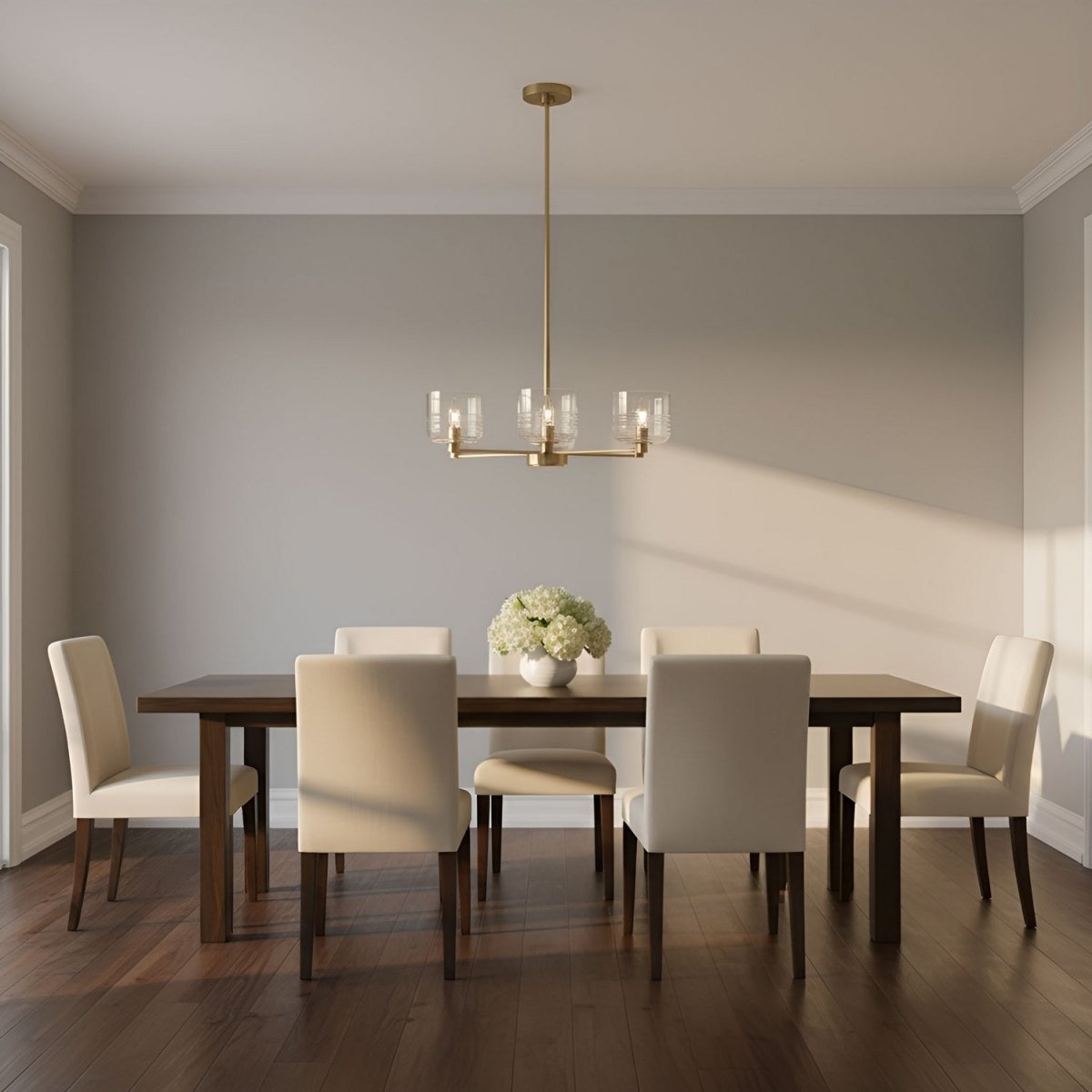 Lustre Lochdale - Laiton satiné 17 7/8" by Visual Comfort Studio | Luminaires & cie