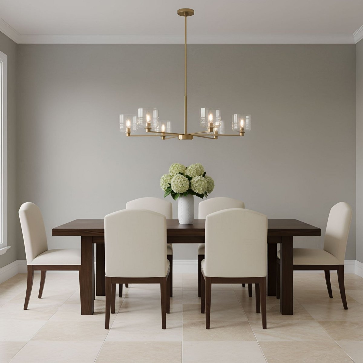 Lustre Lochdale - Laiton satiné 17 7/8" by Visual Comfort Studio | Luminaires & cie