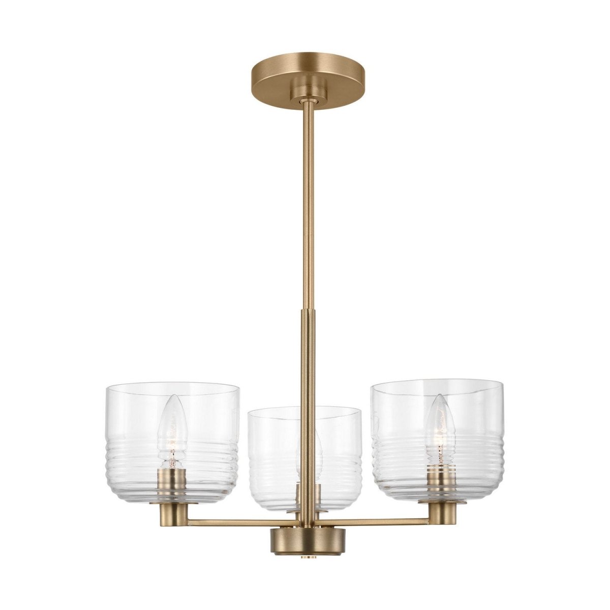 Lustre Lochdale - Laiton satiné 17 7/8" by Visual Comfort Studio | Luminaires & cie