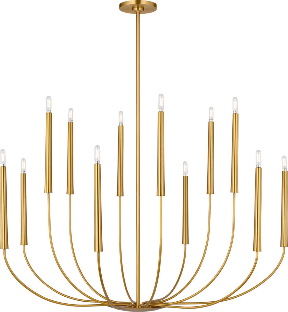 Lustre Lois - Laiton bruni 48" by Visual Comfort Studio | Luminaires & cie