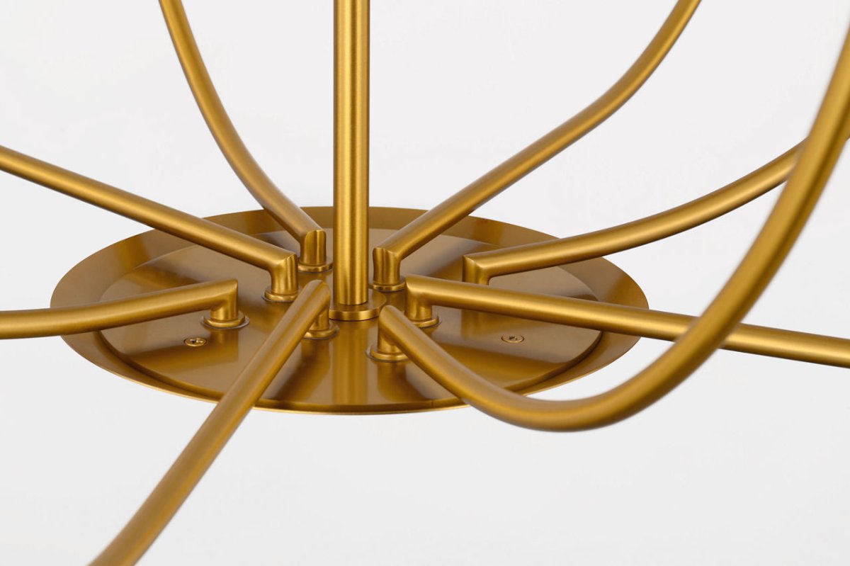 Lustre Lois - Laiton bruni 34" by Visual Comfort Studio | Luminaires & cie