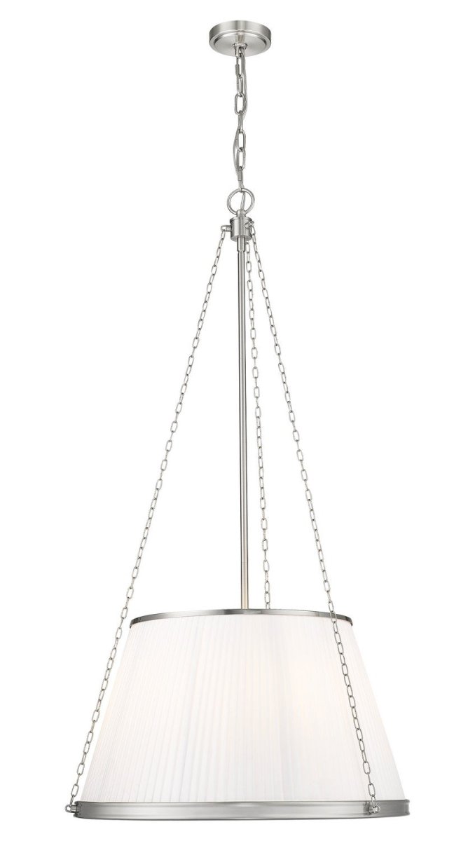 Lustre Madeline - Nickel brossé 24" by Z-Lite | Luminaires & cie