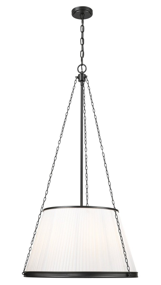 Lustre Madeline - Noir mat 24" by Z-Lite | Luminaires & cie