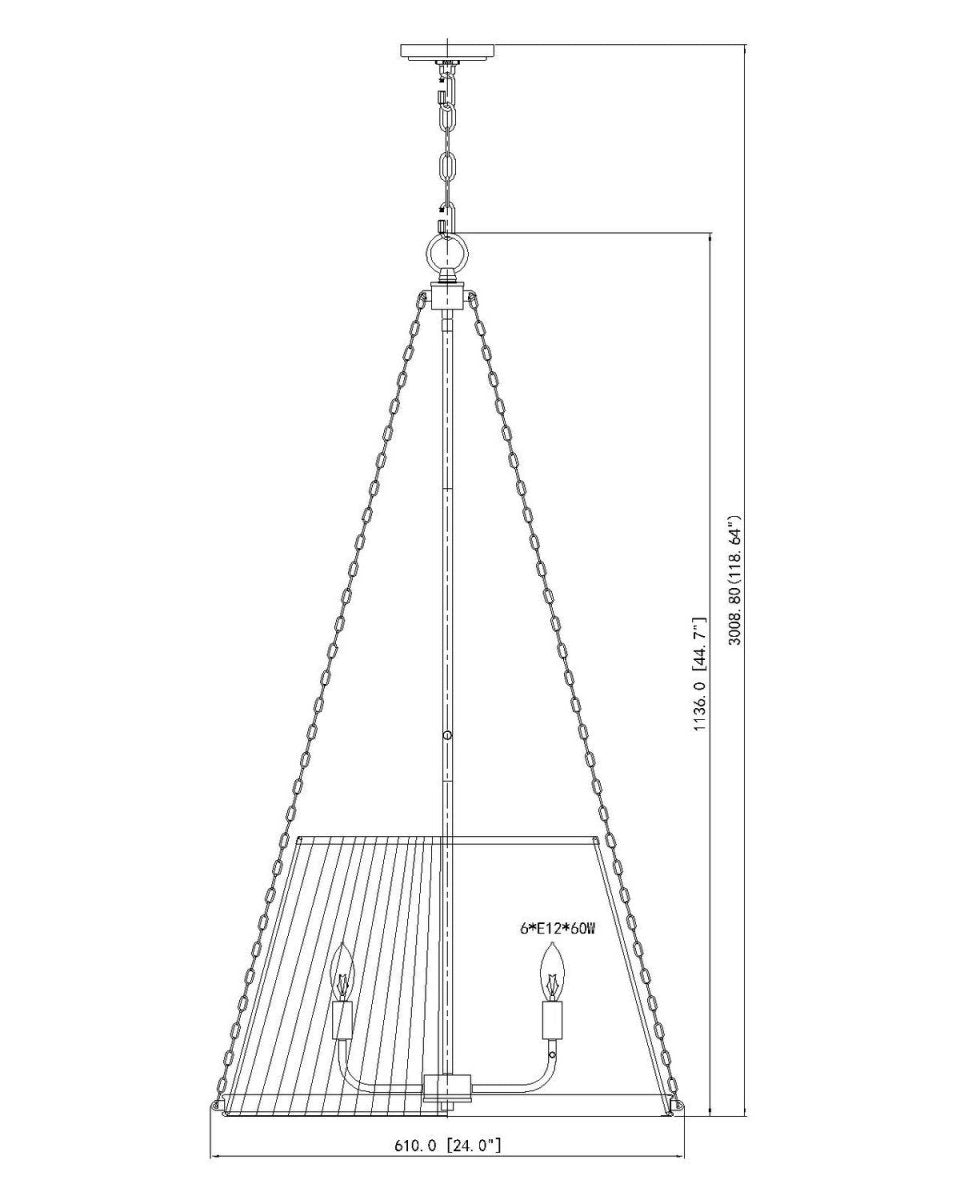 Lustre Madeline - Or moderne 24" by Z-Lite | Luminaires & cie