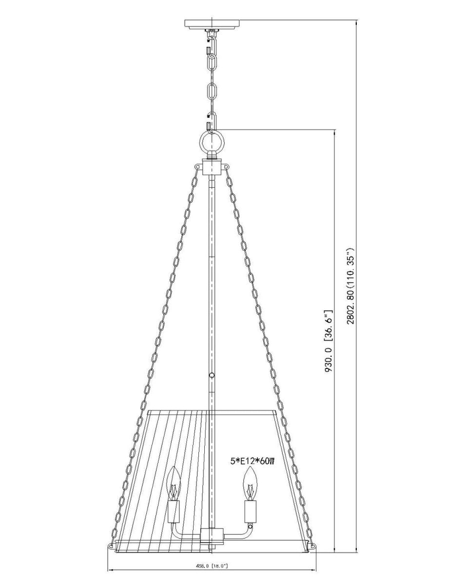 Lustre Madeline - Or moderne 24" by Z-Lite | Luminaires & cie