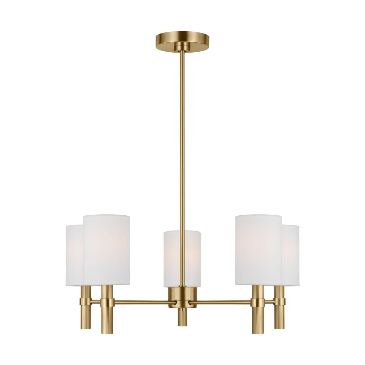 Lustre Manor - Laiton satiné 24" by Visual Comfort Studio | Luminaires & cie