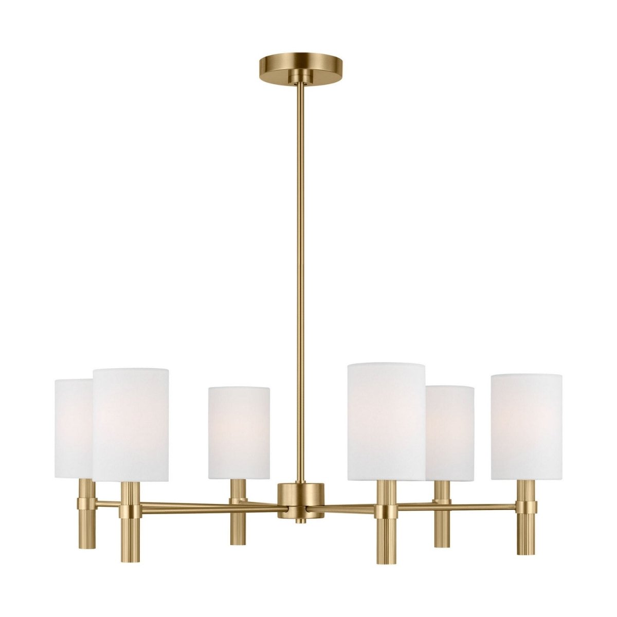 Lustre Manor - Laiton satiné 30" by Visual Comfort Studio | Luminaires & cie