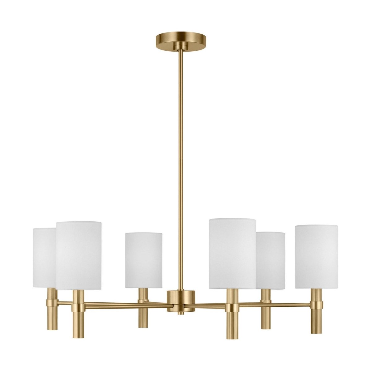 Lustre Manor - Laiton satiné 30" by Visual Comfort Studio | Luminaires & cie