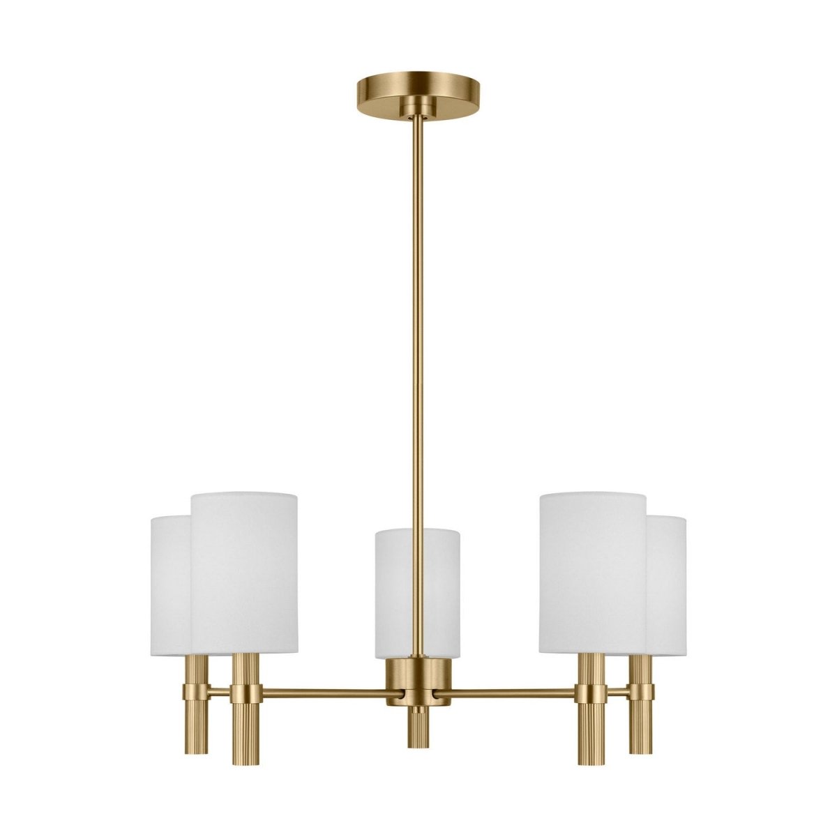 Lustre Manor - Laiton satiné 30" by Visual Comfort Studio | Luminaires & cie