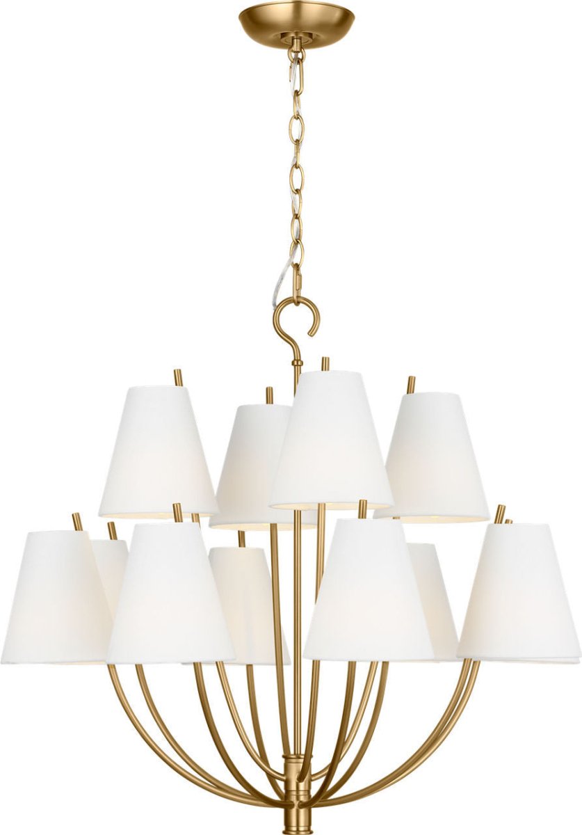 Lustre Marina - Laiton bruni 40" by Visual Comfort Studio | Luminaires & cie