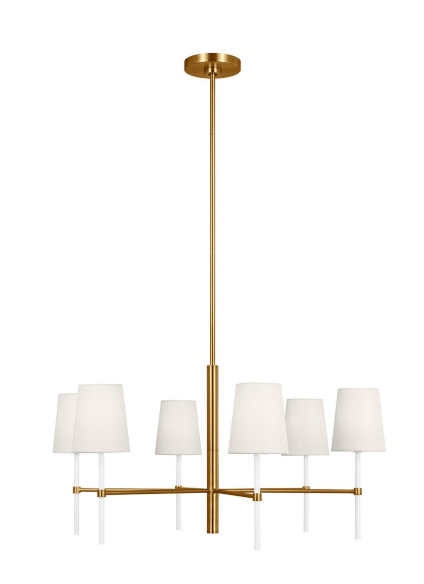 Lustre Monroe - Laiton bruni by Visual Comfort Studio | Luminaires & cie