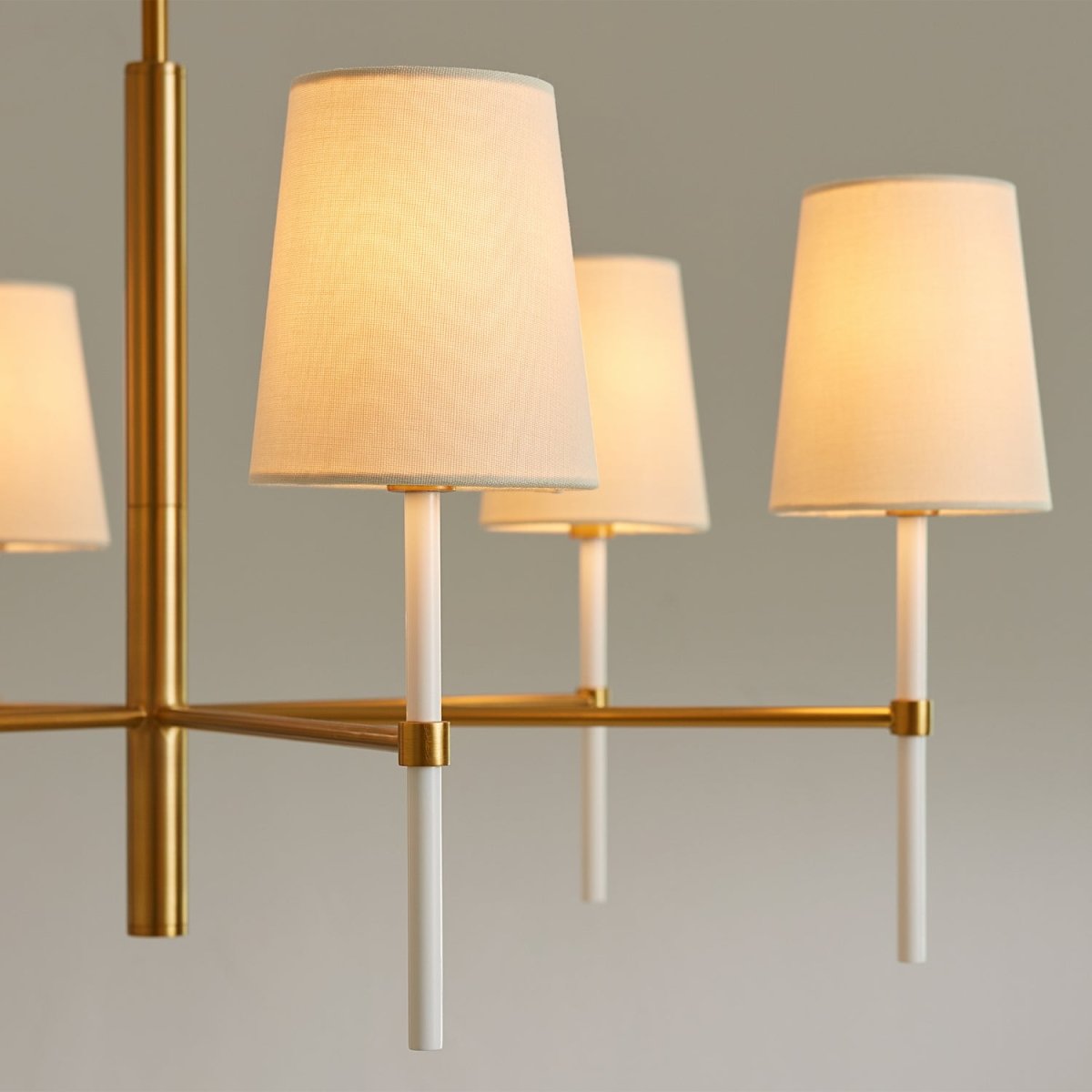Lustre Monroe - Nickel poli by Visual Comfort Studio | Luminaires & cie