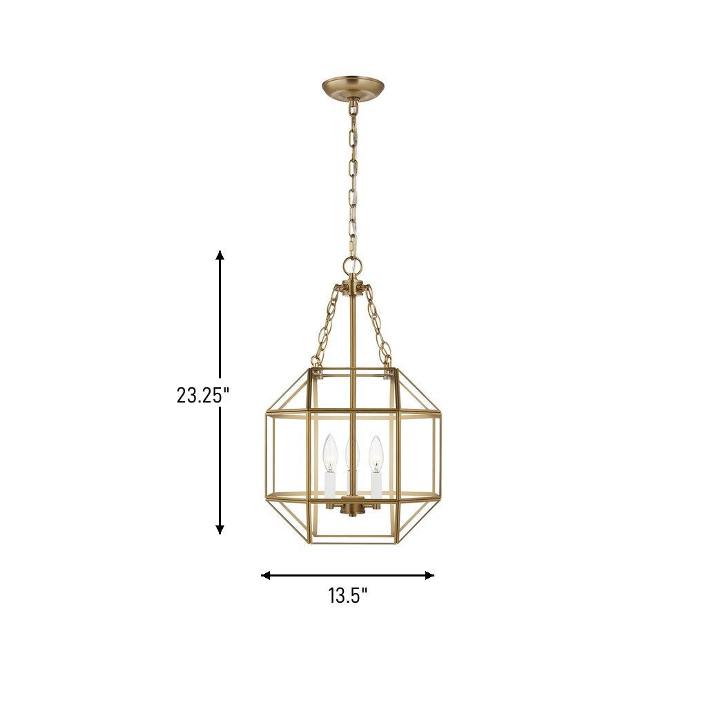 Lustre Morrison - Nickel brossé Blanc mat 23 1/4" by Visual Comfort Studio | Luminaires & cie