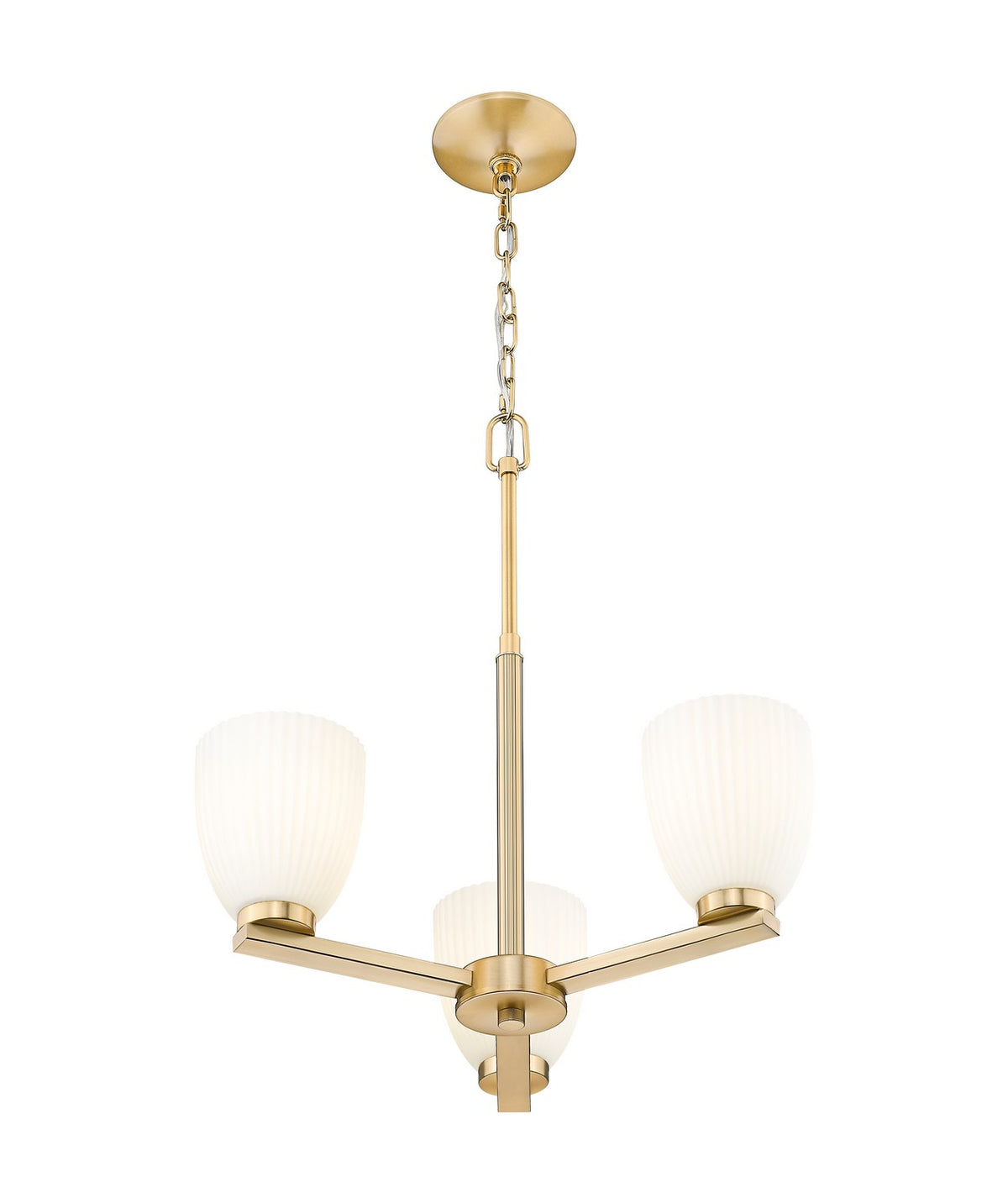Lustre Naya Or moderne, 19 1/4" – vue 2