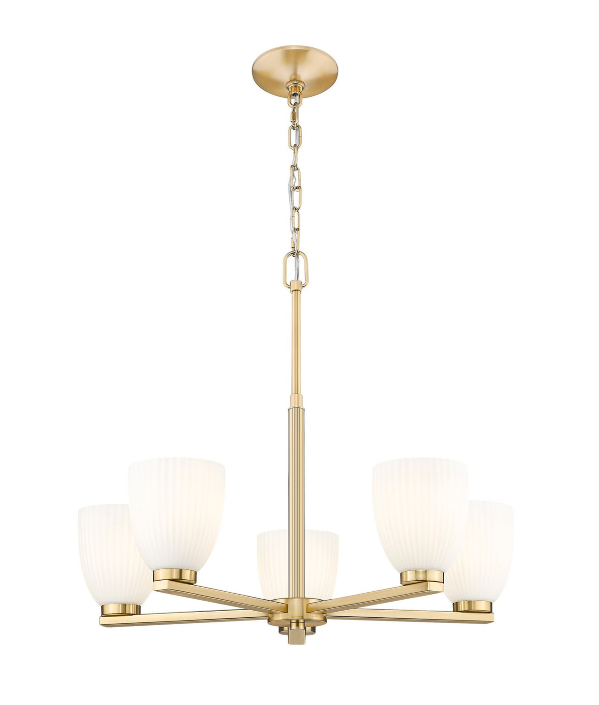 Lustre Naya Or moderne, 25 1/4" – vue 3