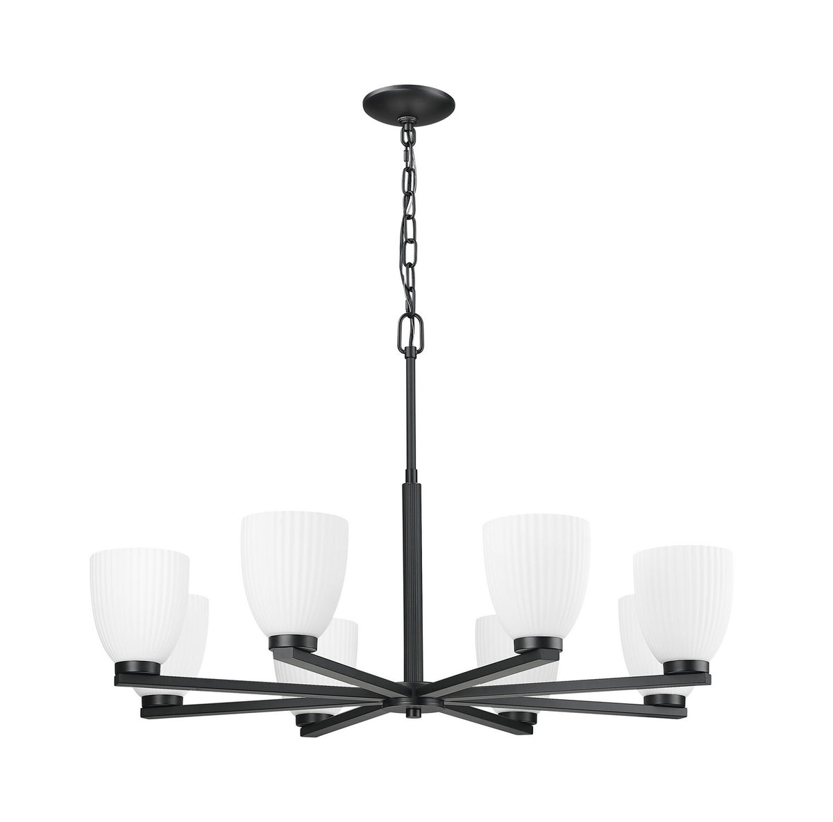 Lustre Naya Noir mat, 33 1/4" – vue 5