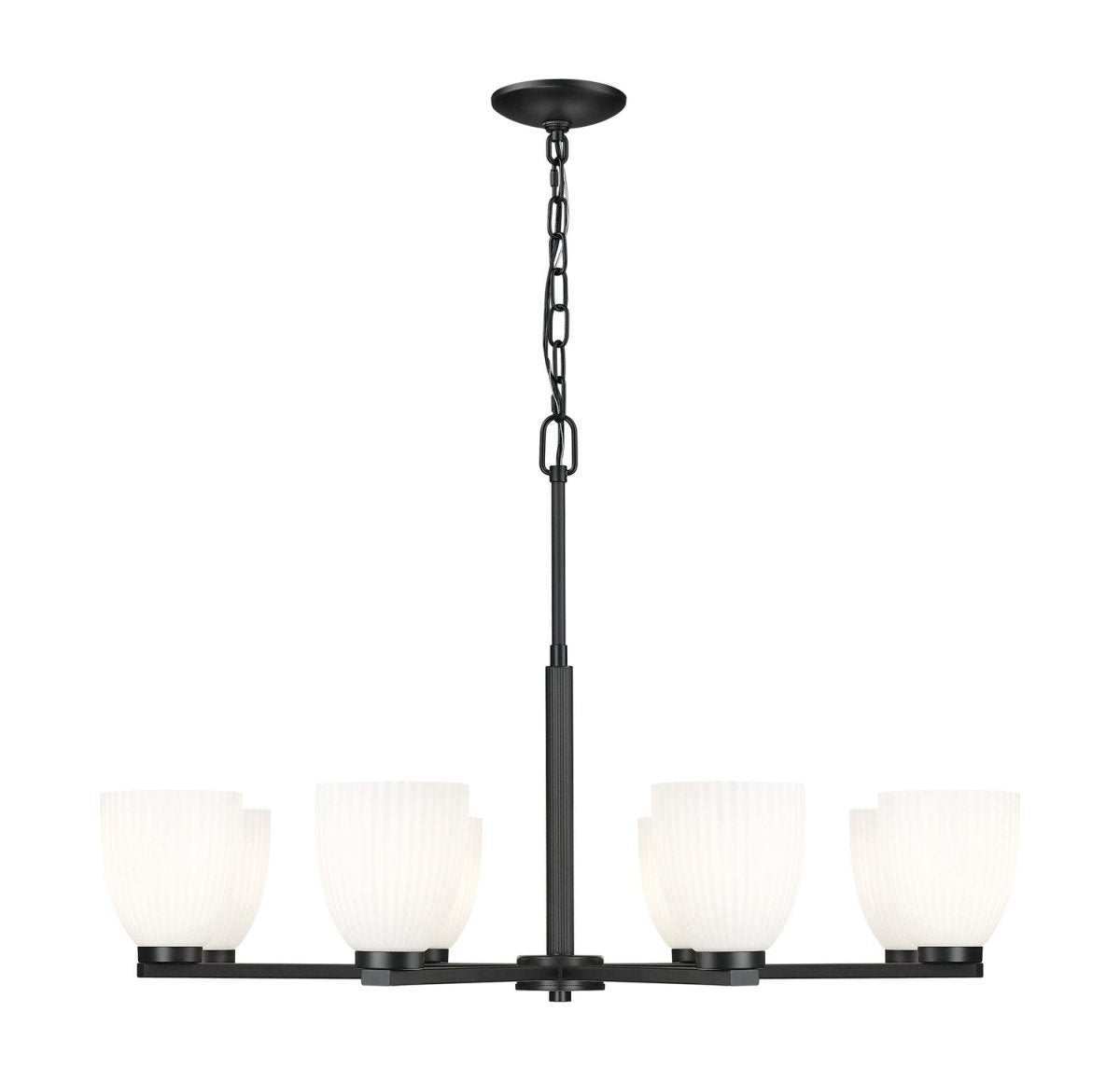 Lustre Naya - Noir mat 33 1/4" by Z-Lite | Luminaires & cie