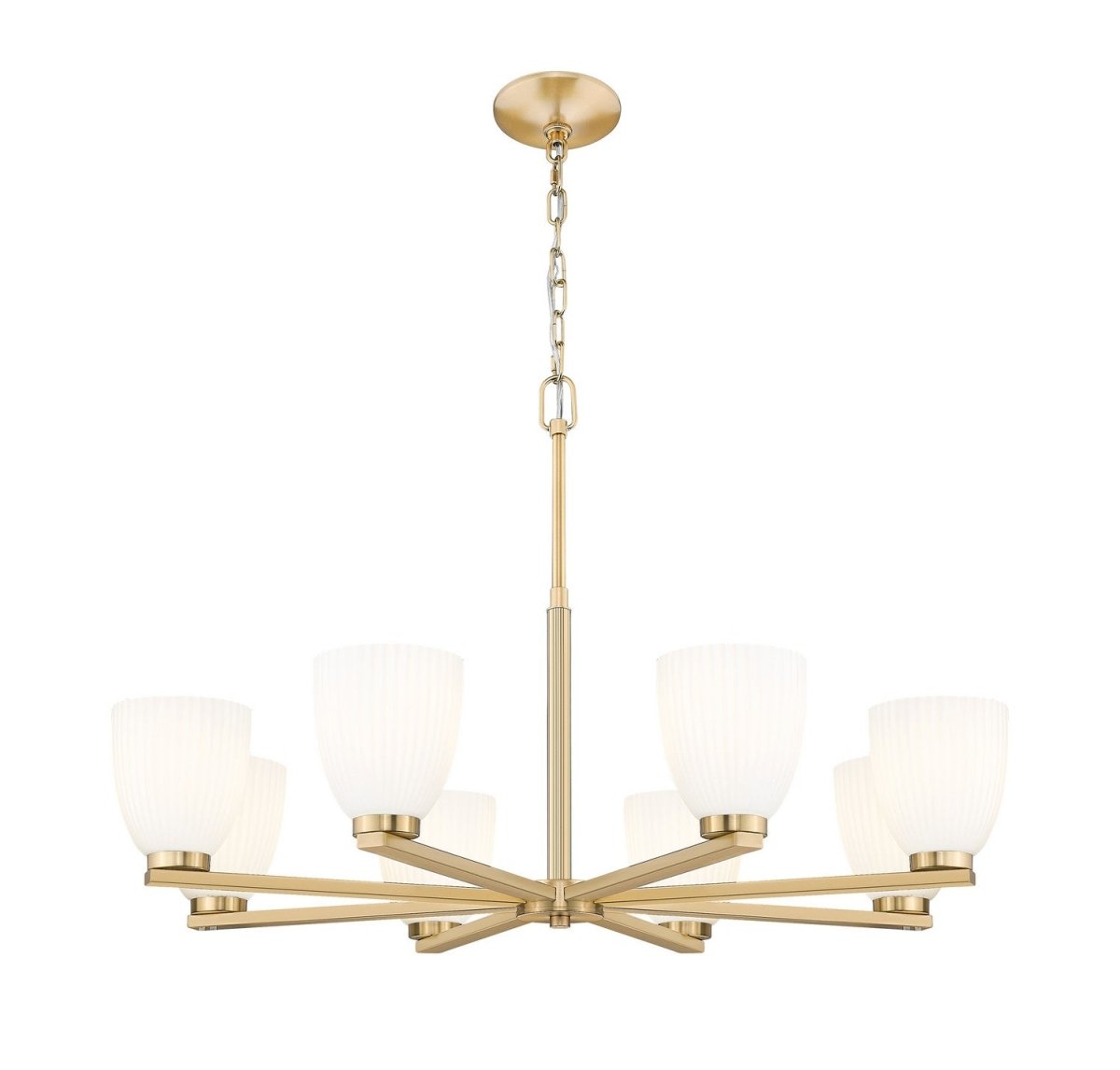 Lustre Naya - Or moderne 33 1/4" by Z-Lite | Luminaires & cie
