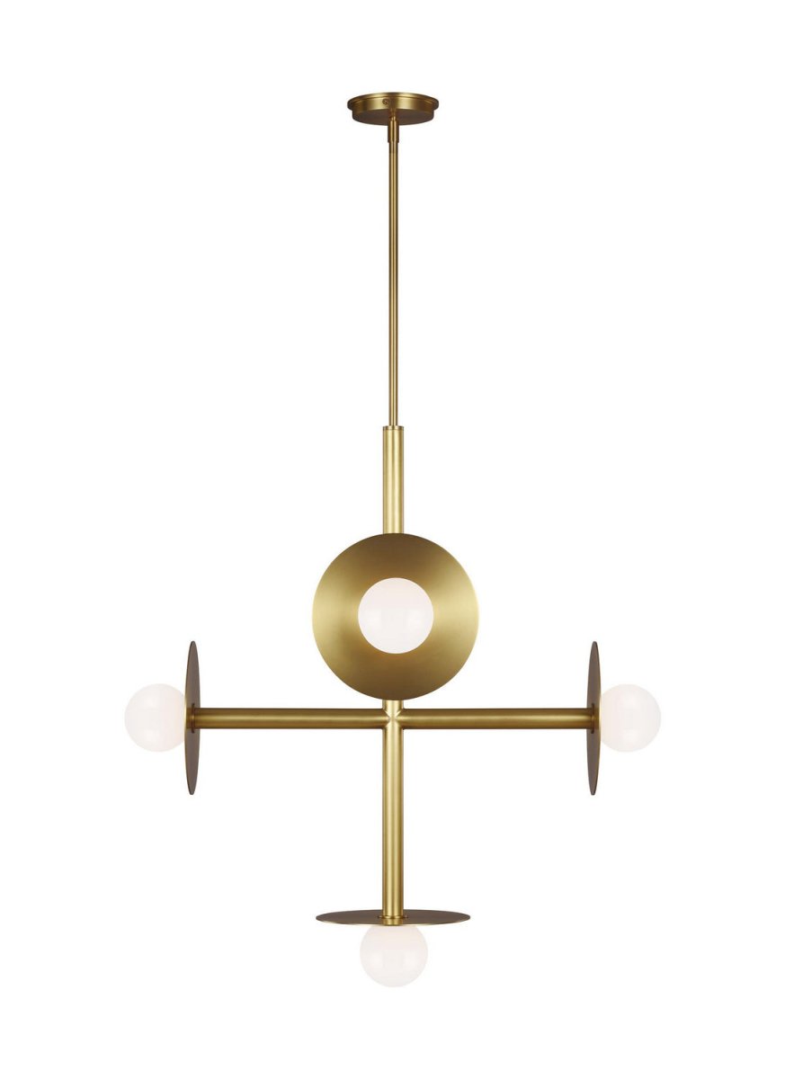 Lustre Nodes - Burnished Brass 27.25 by Visual Comfort Studio | Luminaires & cie