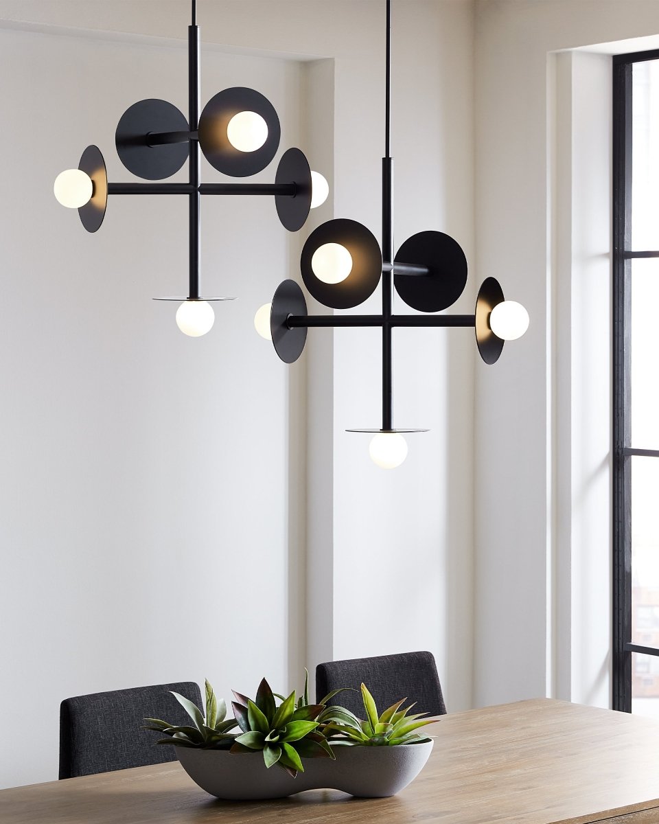 Lustre Nodes - Midnight Black 18 by Visual Comfort Studio | Luminaires & cie