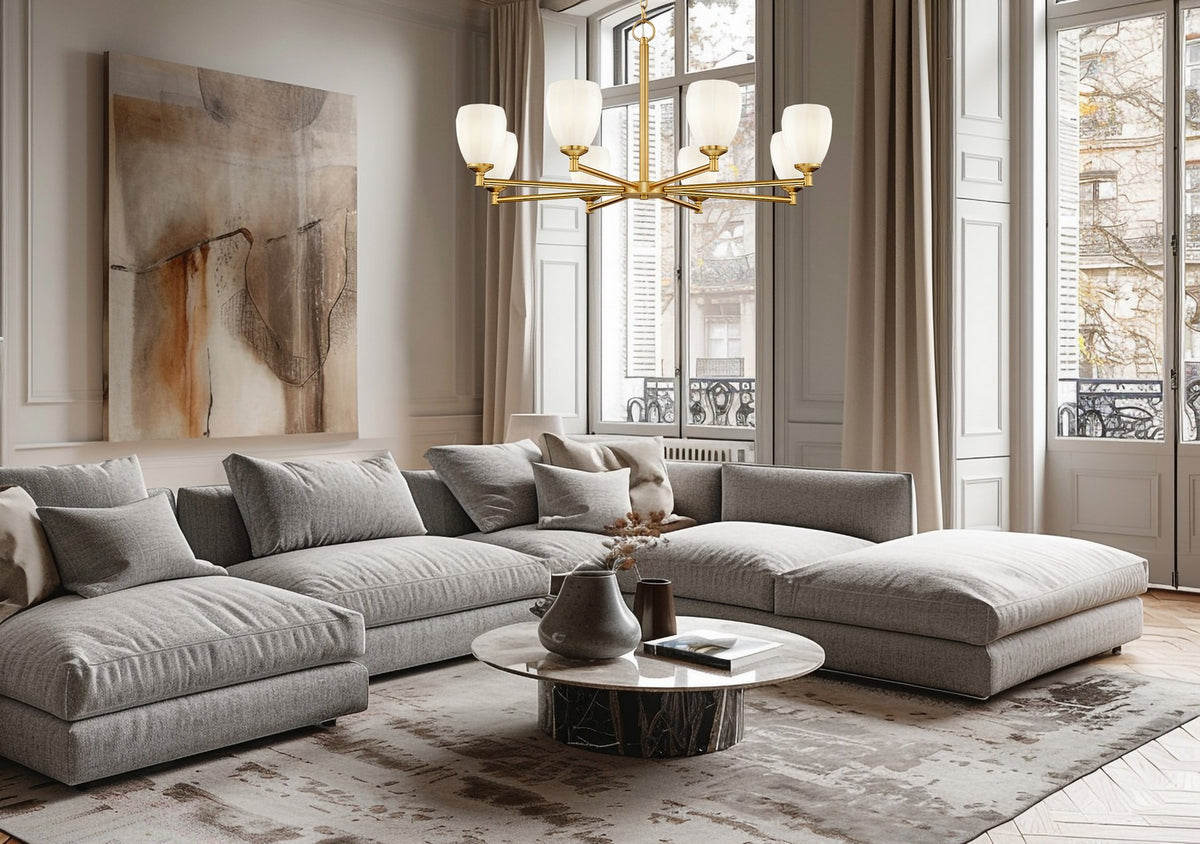Lustre Oren Or moderne, 42" – vue 7